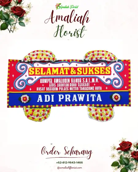 Papan Bunga Ucapan Selamat Sukamakmur