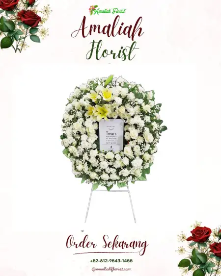 Krans Bunga Duka Sukamakmur